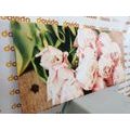 CANVAS PRINT ROMANTIC BOUQUET OF FLOWERS - PICTURES FLOWERS - PICTURES