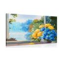 CANVAS PRINT SPRING BOUQUET BY THE WINDOW - PICTURES FLOWERS{% if product.category.pathNames[0] != product.category.name %} - PICTURES{% endif %}