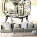 SELF ADHESIVE WALLPAPER RETRO TV - SELF-ADHESIVE WALLPAPERS - WALLPAPERS