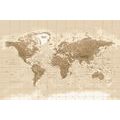 SELF ADHESIVE WALLPAPER BEAUTIFUL VINTAGE WORLD MAP - SELF-ADHESIVE WALLPAPERS - WALLPAPERS