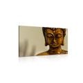 WANDBILD BRONZEKOPF VON BUDDHA - BILDER MIT FENG SHUI-MOTIVEN - BILDER