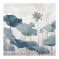 WANDBILD RUHIGE WASSERPFLANZEN - BILDER BLUMEN - BILDER