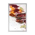 POSTER AROMATIC MIXTURE OF SPICES - WITH A KITCHEN MOTIF - POSTERS