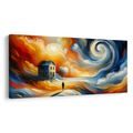 OBRAZ CESTA POD VÍREM OBLOHY - ABSTRAKTNÍ OBRAZY - OBRAZY