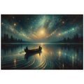 SAMOLEPÍCÍ TAPETA NOČNÍ JEZERO POD HVĚZDNOU OBLOHOU - ΤΑΠΕΤΣΑΡΊΑ ΛΙΜΝΏΝ - ΤΑΠΕΤΣΑΡΊΕΣ