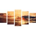 5-PIECE CANVAS PRINT ENCHANTING CLOUDS - PICTURES OF NATURE AND LANDSCAPE - PICTURES