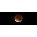 CANVAS PRINT MOON IN THE NIGHT SKY - PICTURES OF SPACE AND STARS - PICTURES