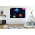 WANDBILD BEZAUBERNDE PLANETEN - BILDER FÜR KINDER - BILDER