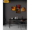 CANVAS PRINT SET ABSTRACT ANIMALS - SET OF PICTURES - PICTURES