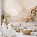 ZELFKLEVEND FOTOBEHANG LUXE BEIGE MARMER MET GOUD - MARMER FOTOBEHANG - FOTOBEHANG