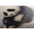 WANDBILD VERTRÄUMTER PANDA - VERTRÄUMTE TIERE - BILDER