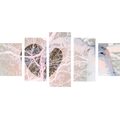 5-PIECE CANVAS PRINT AUTUMN FROST - ABSTRACT PICTURES{% if product.category.pathNames[0] != product.category.name %} - PICTURES{% endif %}