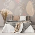 SELF ADHESIVE WALLPAPER MINIMALISTIC PLANTS IN BEAUTIFUL TONES - SELF-ADHESIVE WALLPAPERS - WALLPAPERS