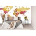 SELF ADHESIVE WALLPAPER WORLD MAP IN COLORS - SELF-ADHESIVE WALLPAPERS - WALLPAPERS