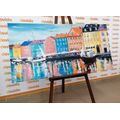 CANVAS PRINT OIL PAINTING OF VENICE - PICTURES OF CITIES - PICTURES