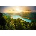 SELF ADHESIVE WALL MURAL RIVER IN THE MIDDLE OF THE FOREST - SELF-ADHESIVE WALLPAPERS - WALLPAPERS