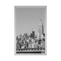 POSTER MAGISCHES NEW YORK IN SCHWARZ-WEISS - SCHWARZ-WEISS - POSTER