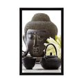 POSTER WELLNESS-STILLLEBEN MIT BUDDHA - FENG SHUI - POSTER