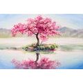 WALLPAPER ORIENTAL PINK CHERRY - WALLPAPERS NATURE - WALLPAPERS