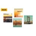 CANVAS PRINT SET TRAVEL TO THE CITY OF NEW YORK - SET OF PICTURES - PICTURES