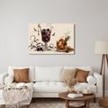 QUADRO SU TELA – COCKTAIL ALLE MORE CON ARANCIA - QUADRI HALLOWEEN E HORROR - STAMPE E QUADRI