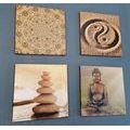 CANVAS PRINT SET IN FENG SHUI STYLE - SET OF PICTURES - PICTURES