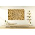 CANVAS PRINT ORNAMENTAL MANDALA WITH LACE - PICTURES FENG SHUI - PICTURES