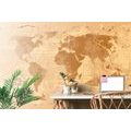 SELF ADHESIVE WALLPAPER RUSTIC WORLD MAP - SELF-ADHESIVE WALLPAPERS - WALLPAPERS