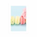 POSTER WITH MOUNT DELICIOUS MACARONS - WITH A KITCHEN MOTIF - POSTERS