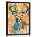 PLAKAT ANTILOPE POPUT SLIKE NA PLATNU - JELENI - PLAKATI