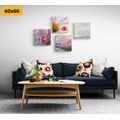 CANVAS PRINT SET CHARMING GENTLE NATURE - SET OF PICTURES - PICTURES