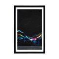 POSTER WITH MOUNT MODERN ABSTRACTION - ABSTRACT AND PATTERNED - POSTERS