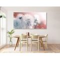 CANVAS PRINT DANDELION WITH ABSTRACT ELEMENTS - PICTURES FLOWERS - PICTURES