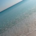 CANVASTAVLA MJUKA VÅGOR PÅ STRANDEN - TAVLOR MED HAV OCH STRAND - TAVLOR