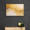 CANVAS PRINT OF YELLOW MARBLE - MARBLE PICTURES - PICTURES