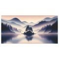 OBRAZ KLIDNÉ JEZERO V HORÁCH - OBRAZY JEZERA - OBRAZY