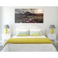 CANVAS PRINT MEADOW OF BLOOMING FLOWERS - PICTURES OF NATURE AND LANDSCAPE - PICTURES