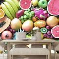 WALL MURAL TROPICAL FRUIT - WALLPAPERS FOOD AND DRINKS - WALLPAPERS