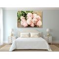 WANDBILD ROMANTISCHES BUKETT - BILDER BLUMEN - BILDER