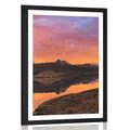 AFFICHE AVEC MONTURE PAYSAGE ENCHANTEUR - NATURE - AFFICHES