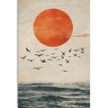 TABLOU JAPANDI LUNĂ DEASUPRA MĂRII - JAPANDI TABLOURI - TABLOURI