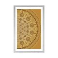 POSTER CU PASSEPARTOUT MANDALA ORNAMENTALĂ CU DANTELĂ - FENG SHUI - POSTERE