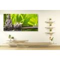 WANDBILD HARMONISCHER BUDDHA - BILDER MIT FENG SHUI-MOTIVEN - BILDER