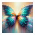 OBRAZ MOTÝL V ODSTÍNECH DUHY - OBRAZY MOTÝLI - OBRAZY