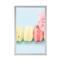 POSTER DELICIOUS MACARONS - WITH A KITCHEN MOTIF - POSTERS