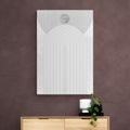 SLIKA MODERNA SIVA DUGA MID-CENTURY - APSTRAKTNE SLIKE - SLIKE