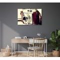 WANDBILD STILVOLLE RETRO-KAMERA - VINTAGE- UND RETRO-BILDER - BILDER