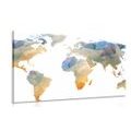 CANVAS PRINT POLYGONAL MAP - PICTURES OF MAPS{% if product.category.pathNames[0] != product.category.name %} - PICTURES{% endif %}