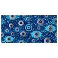TABLEAU SUR TOILE – MOSAÏQUE ABSTRAITE DE YEUX BLEUS - TABLEAUX PAR THÈME - TABLEAUX