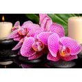 CANVAS PRINT ZEN COMPOSITION WITH CANDLES - PICTURES FENG SHUI - PICTURES